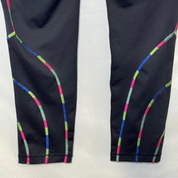 FILA Sport Active Running Leggings Workout Pants Size‎ XLarge Colorful Outline - Picture 5 of 8